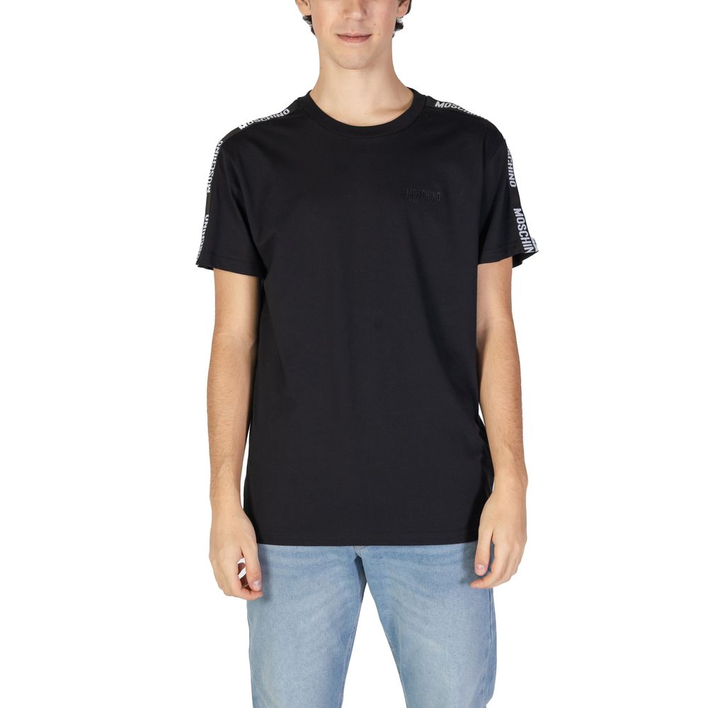 Moschino Black Cotton T-Shirt