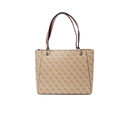 Guess Beige Polyethylene Handbag