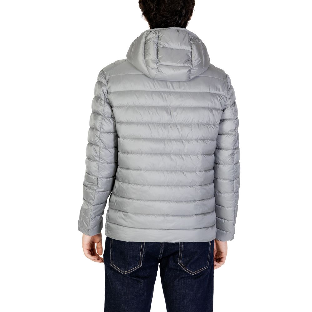 Gianni Lupo Gray Polyamide Jacket