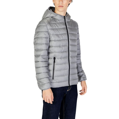 Gianni Lupo Gray Polyamide Jacket