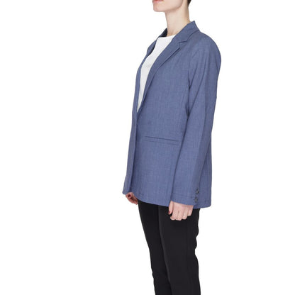 Street One Blue Polyester Suits & Blazer