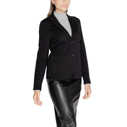 Street One Black Viscose Suits & Blazer