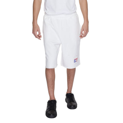 Underclub White Cotton Short