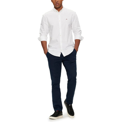 Tommy Hilfiger Jeans White Cotton Shirt