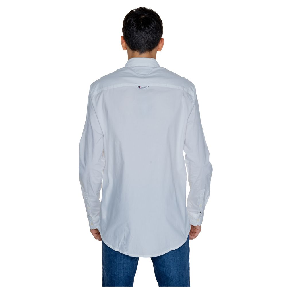 Tommy Hilfiger Jeans White Cotton Shirt