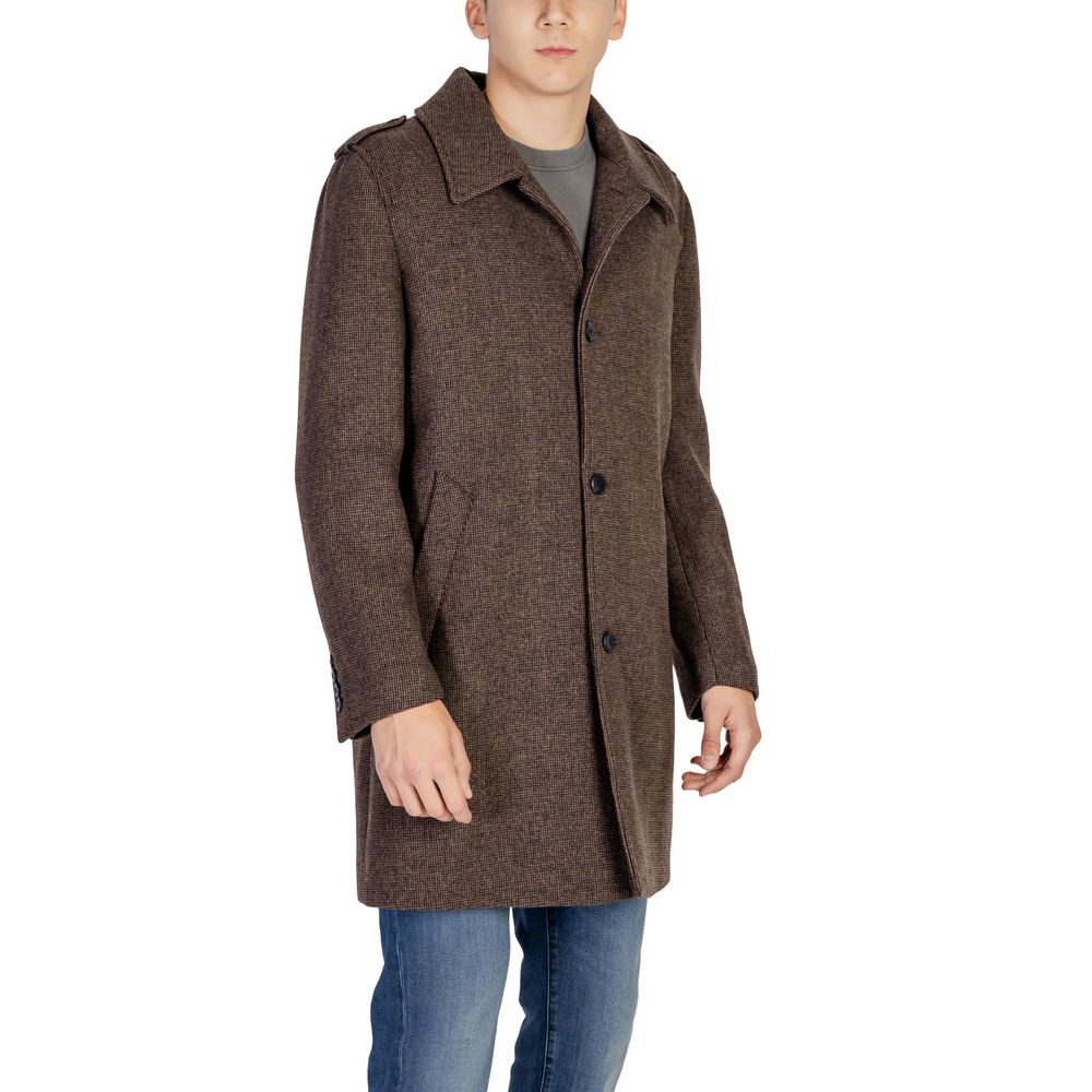 Antony Morato Brown Wool Jacket