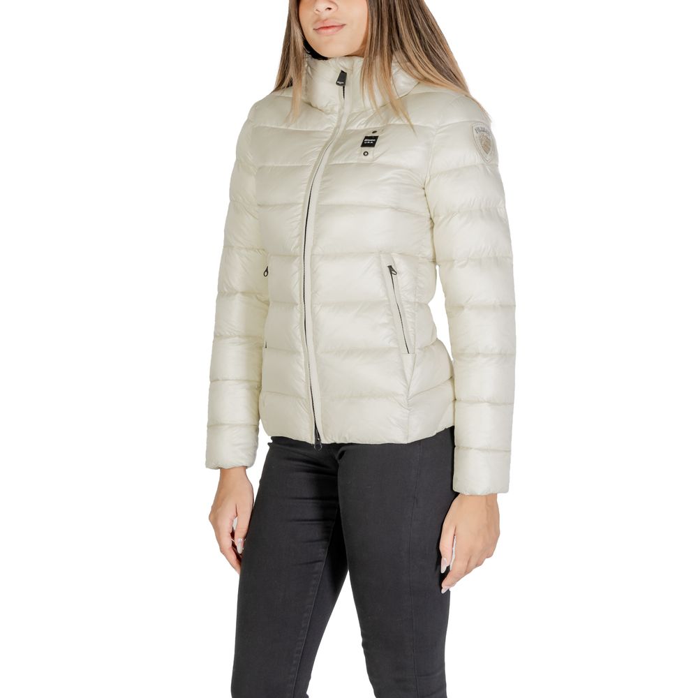 Blauer White Polyamide Jackets & Coat