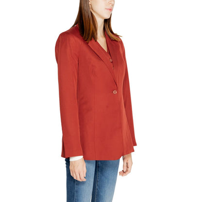 Vero Moda Red Polyester Suits & Blazer