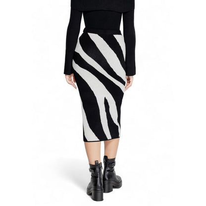 Vero Moda Black Viscose Skirt