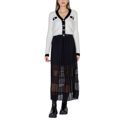 Morgan De Toi Black Polyester Skirt