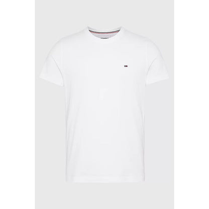 Tommy Hilfiger Jeans White Cotton T-Shirt