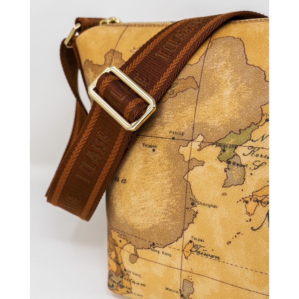 Alviero Martini Prima Classe Beige Artificial Leather Handbag