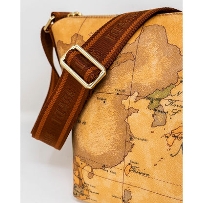 Alviero Martini Prima Classe Beige Artificial Leather Handbag