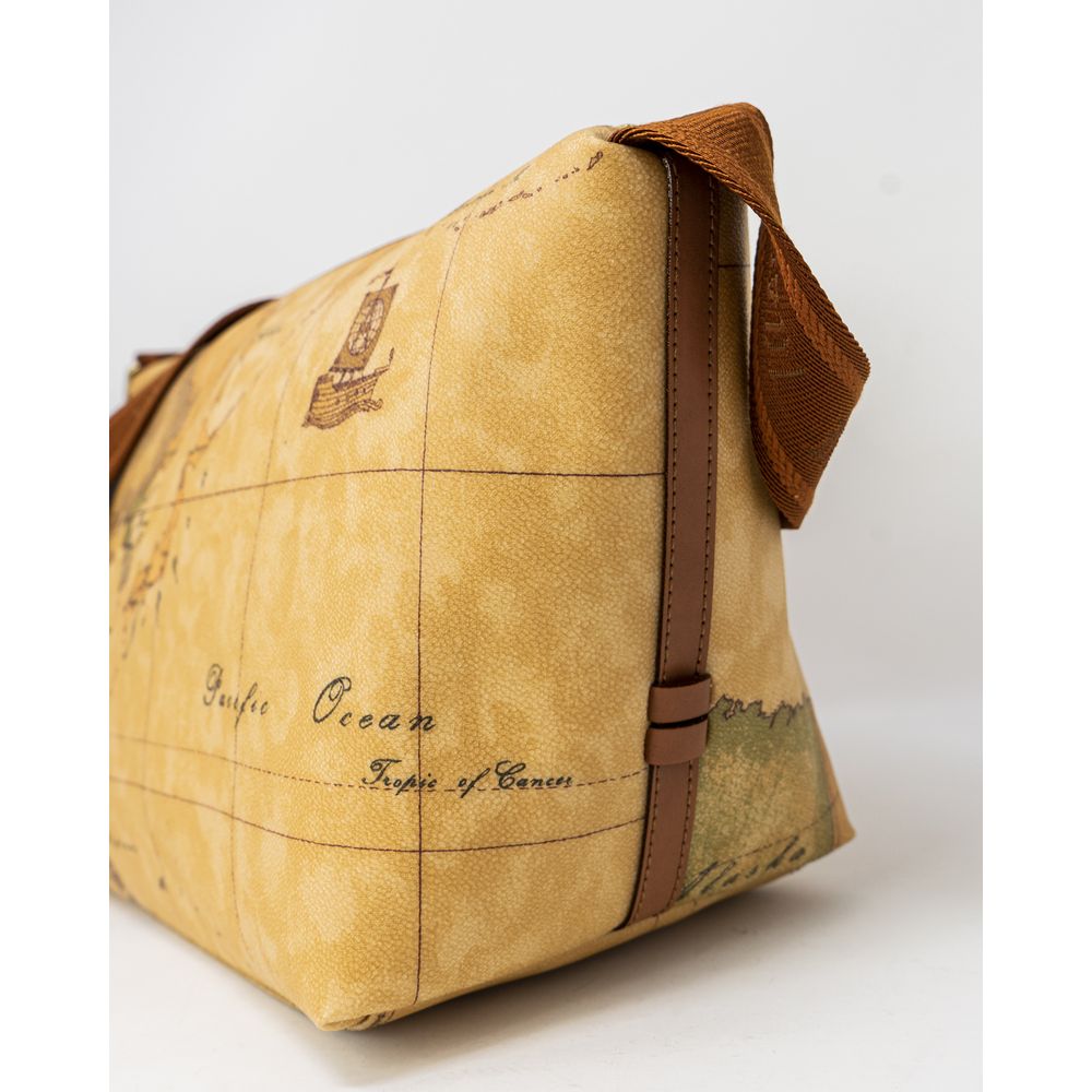 Alviero Martini Prima Classe Beige Artificial Leather Handbag