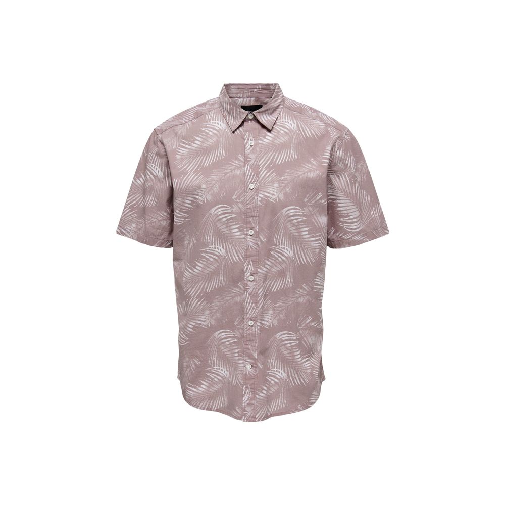 Only & Sons Purple Cotton Shirt