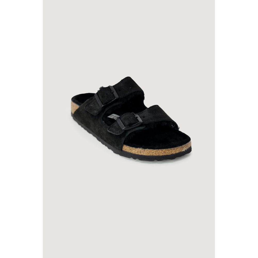 Birkenstock Black Suede Leather Sandal