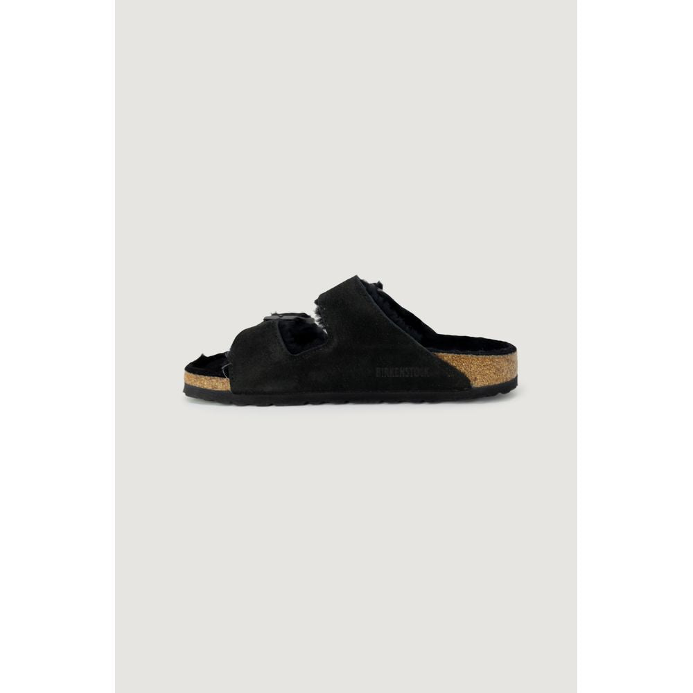 Birkenstock Black Suede Leather Sandal
