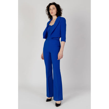 Rinascimento Blue Polyester Suits & Blazer