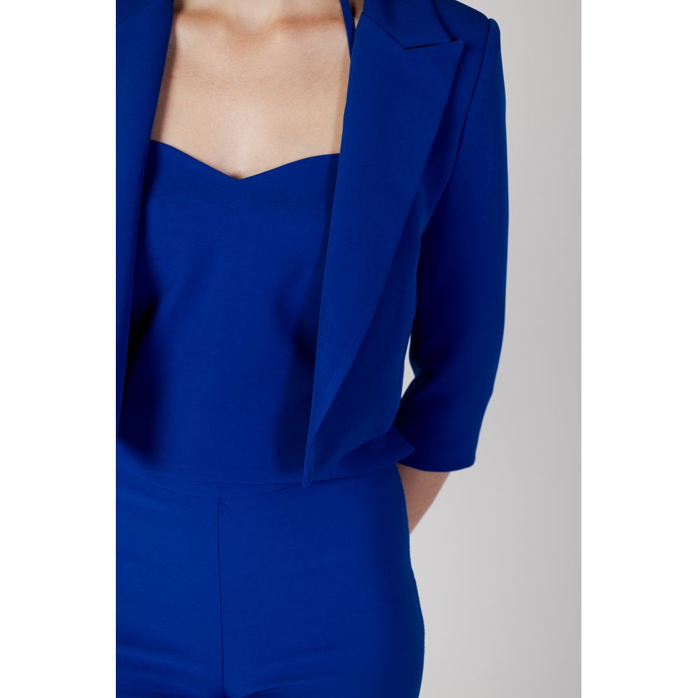 Rinascimento Blue Polyester Suits & Blazer