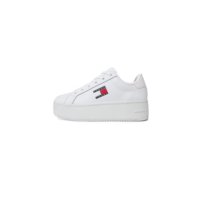 Tommy Hilfiger Jeans White Leather Sneaker