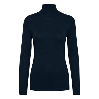 ICHI Blue Viscose Sweater