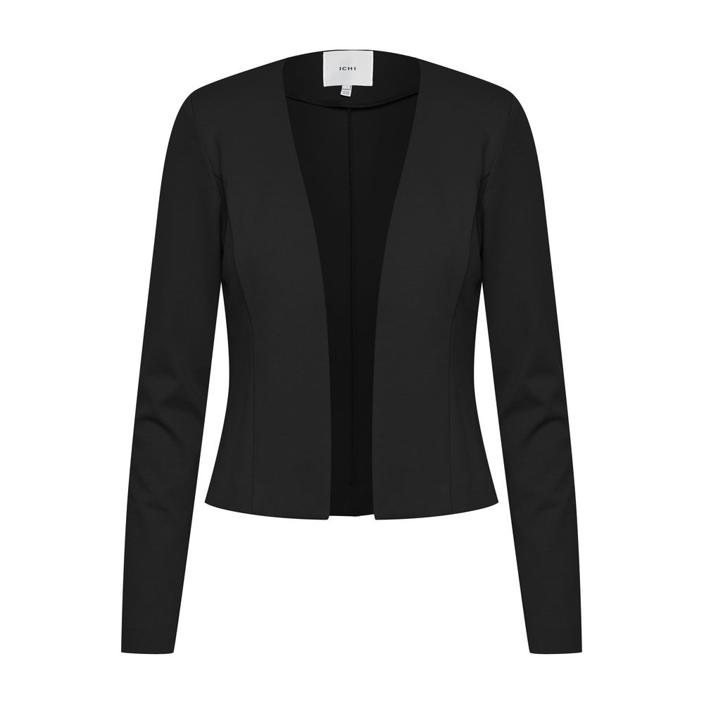 ICHI Black Polyester Suits & Blazer