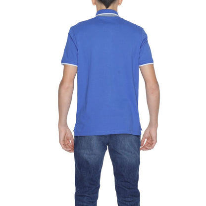 Blauer Blue Cotton Polo Shirt