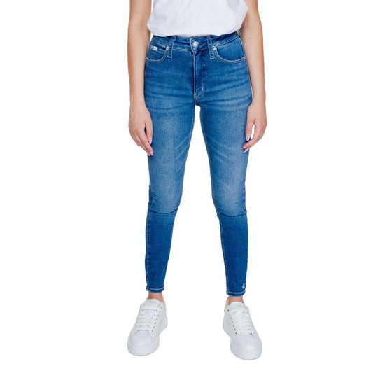 Calvin Klein Jeans Blue Cotton Jeans & Pant