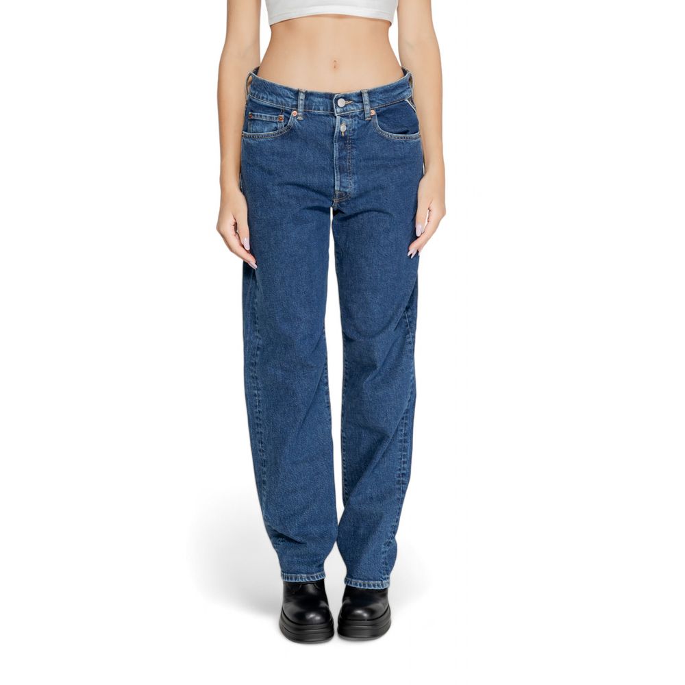 Replay Blue Cotton Jeans & Pant