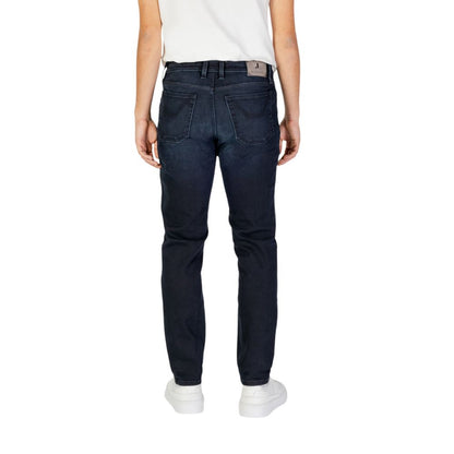 Jeckerson Black Cotton Jeans & Pant