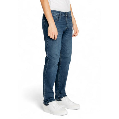 Jack Jones Blue Cotton Jeans & Pant