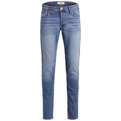 Jack Jones Blue Cotton Jeans & Pant