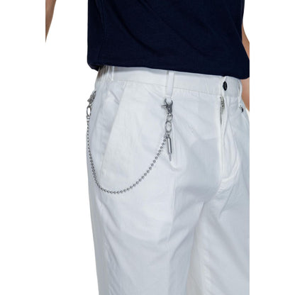 Antony Morato White Cotton Jeans & Pant