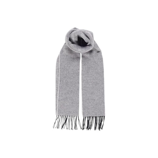 Alviero Martini Prima Classe Gray Cotton Scarf