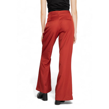 Vero Moda Red Polyester Jeans & Pant