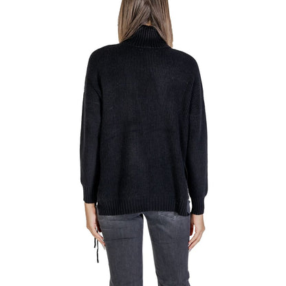 Sandro Ferrone Black Viscose Sweater