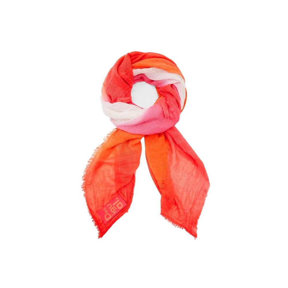 Desigual Orange Polyester Scarf