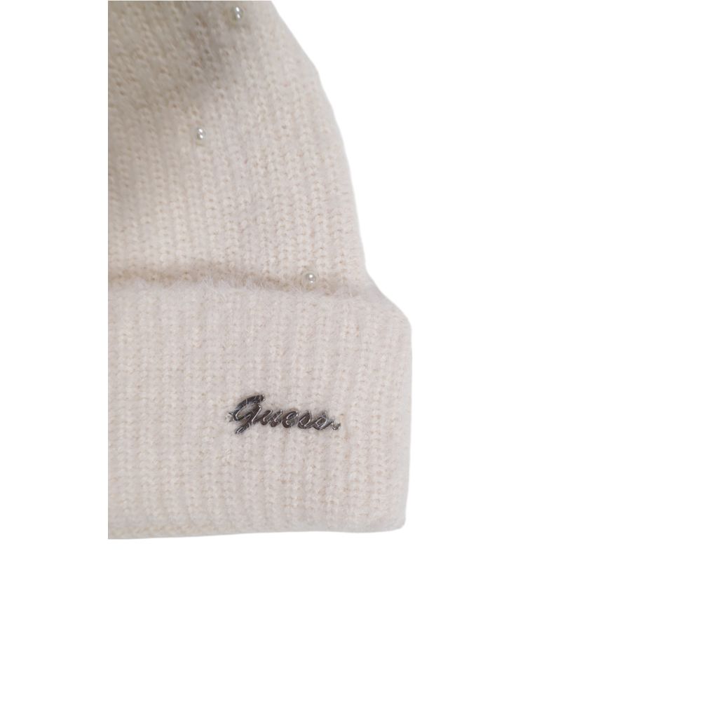 Guess Cream Cotton Hat