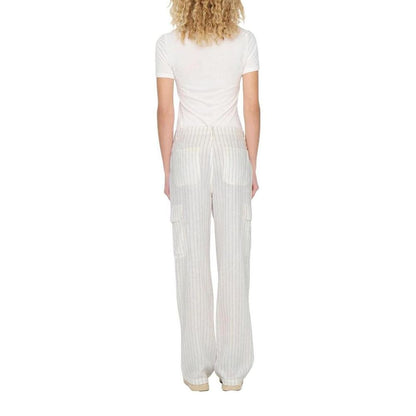 Only White Linen Jeans & Pant