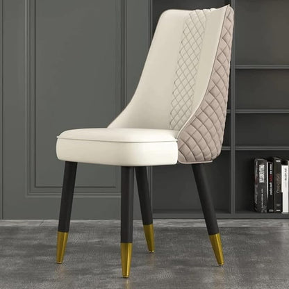 Luxury Nordic Italian Leather Dining Chair