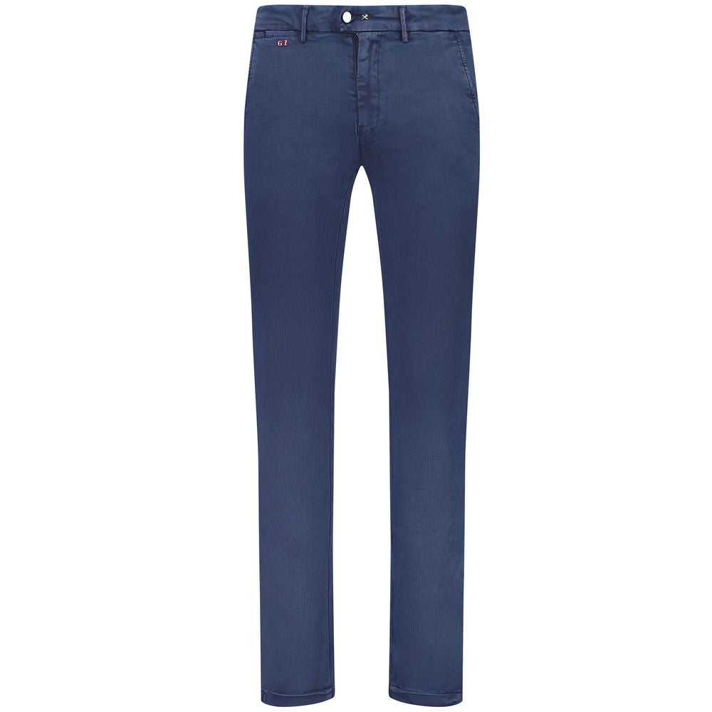 Tramarossa Blue Cotton Jeans & Pant