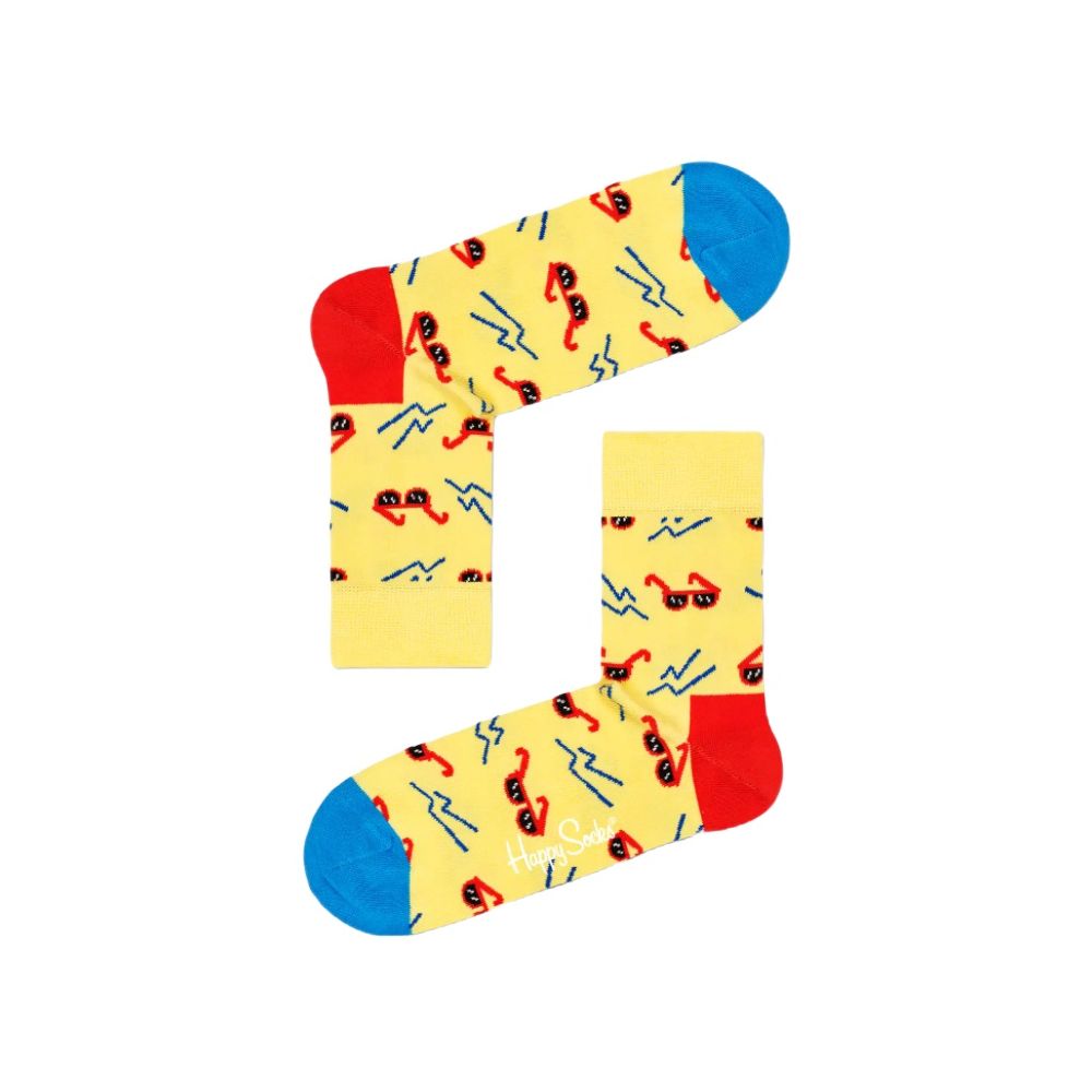 Happy Socks Yellow Cotton Tights & Sock