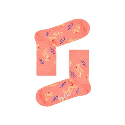 Happy Socks Orange Cotton Tights & Sock