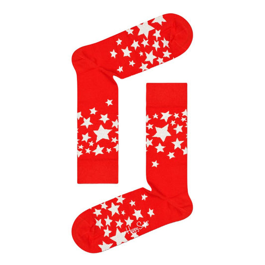 Happy Socks Red Cotton Tights & Sock