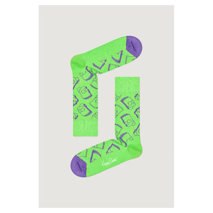 Happy Socks Black Cotton Tights & Sock