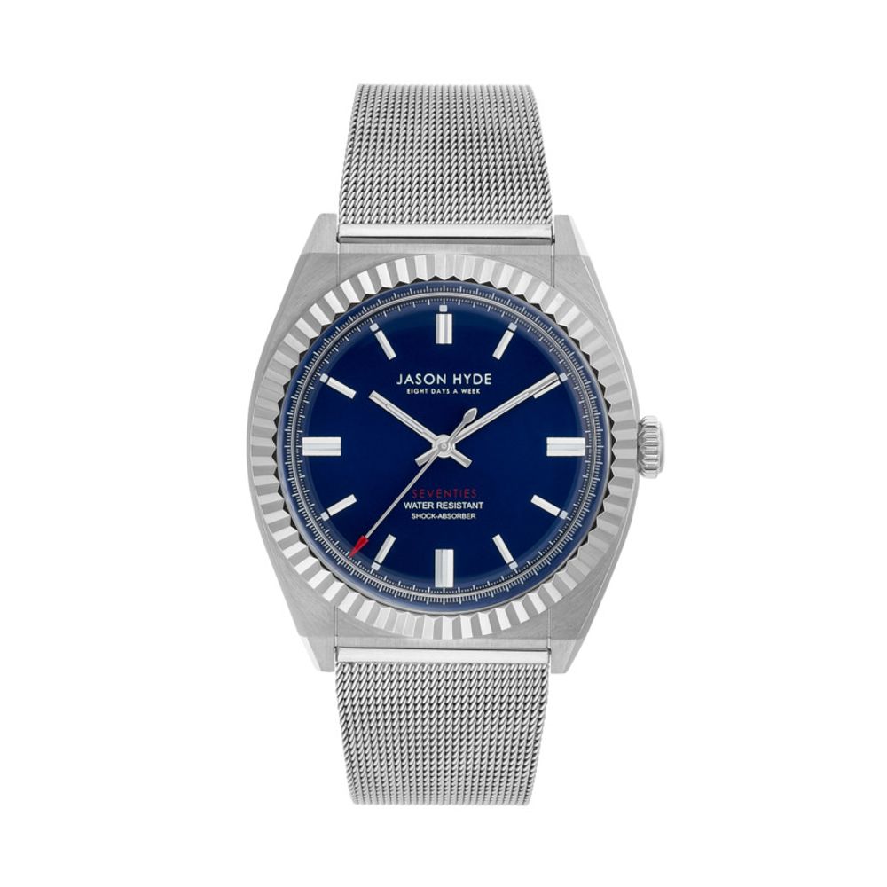 Jason Hyde Gray Steel Watch