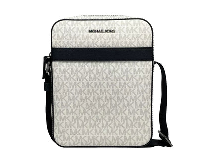 Michael Kors Cooper Medium Flight Crossbody Bag White
