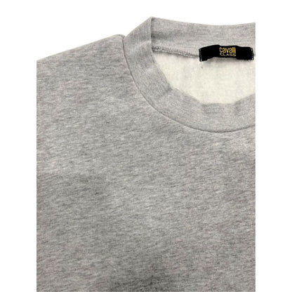 Cavalli Class Gray Polyester Women Hoodie