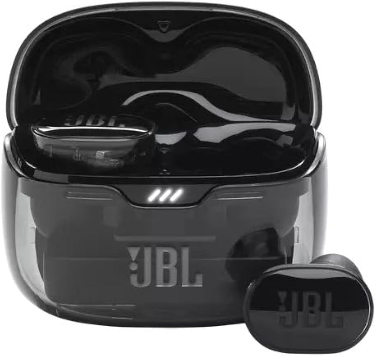سماعات أذن لاسلكية JBL Wave 200 True مع ميكروفون، وقت تشغيل 20 ساعة، صوت JBL Deep Bass، تقنية الاتصال المزدوج، شحن سريع، تصميم مريح ومريح، دعم المساعد الصوتي للهواتف المحمولة (أسود)
