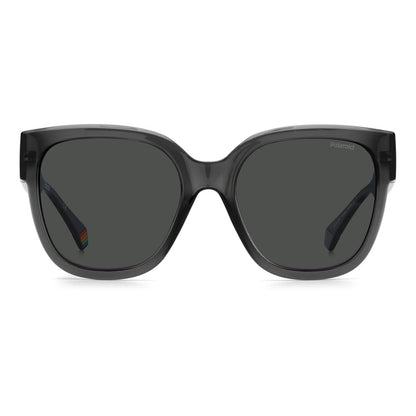 Polaroid Gray Plastic Sunglasses